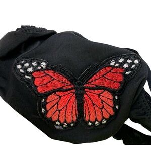 Urban Outfitters Out From Under Red Butterfly Appliqué Bra Bralette Small NWT